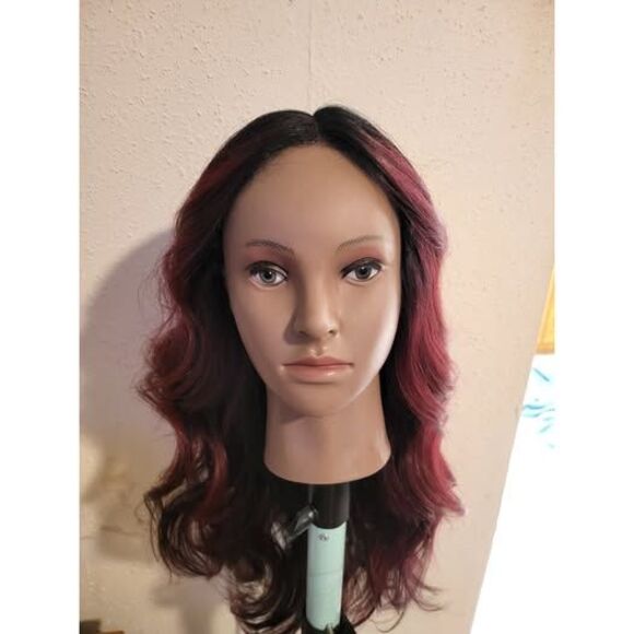 Synthetic Lace Front Beach Wave Wig - Picture 1 of 4